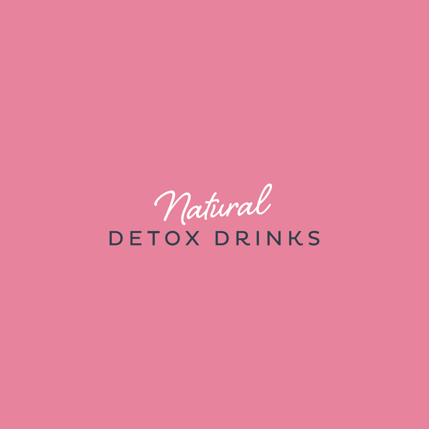 Natural Detox Drinks Logo