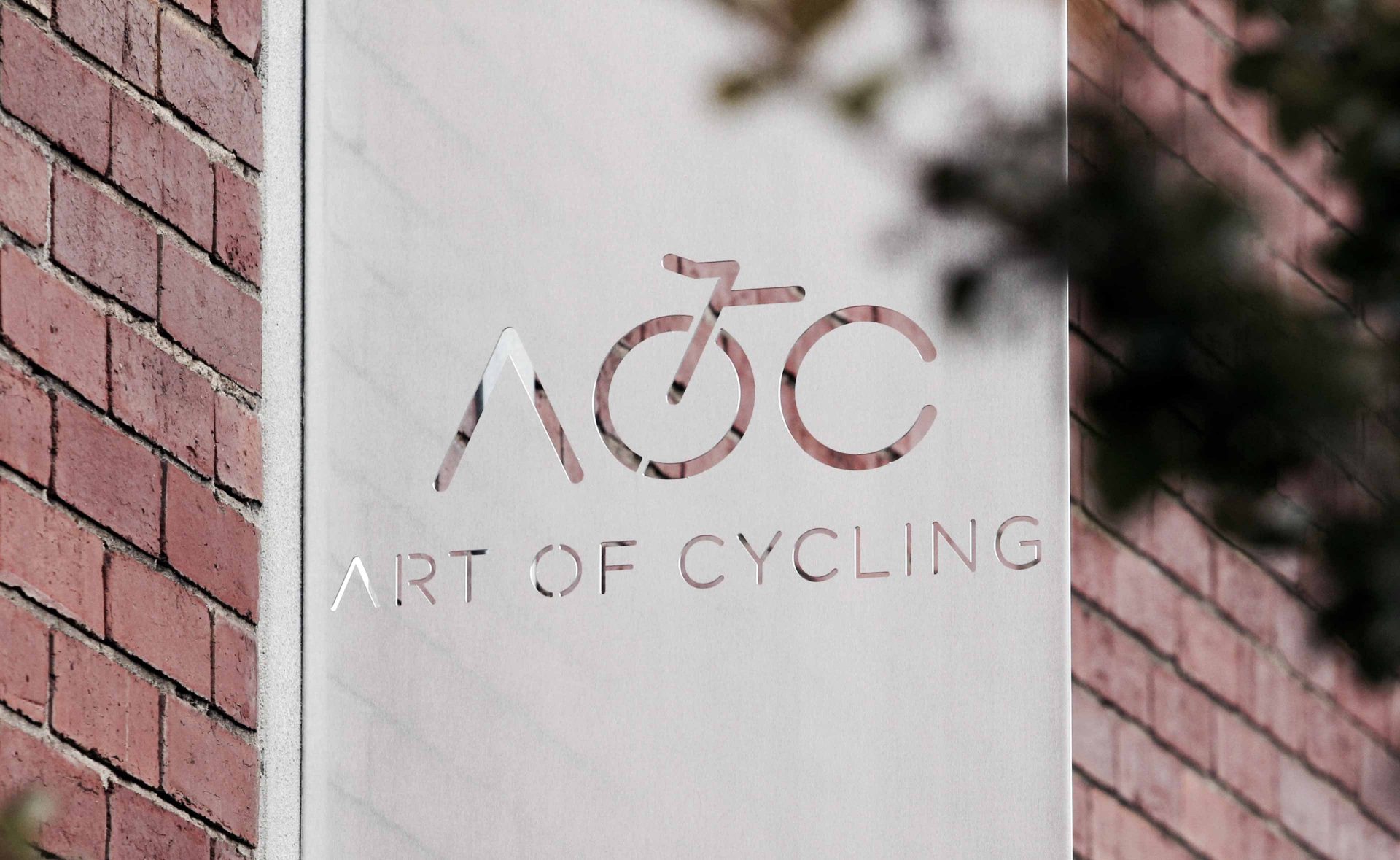 Art of Cycling Metal Signage