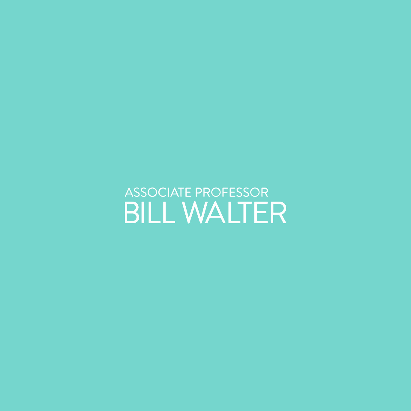 Dr Bill Walter Logo