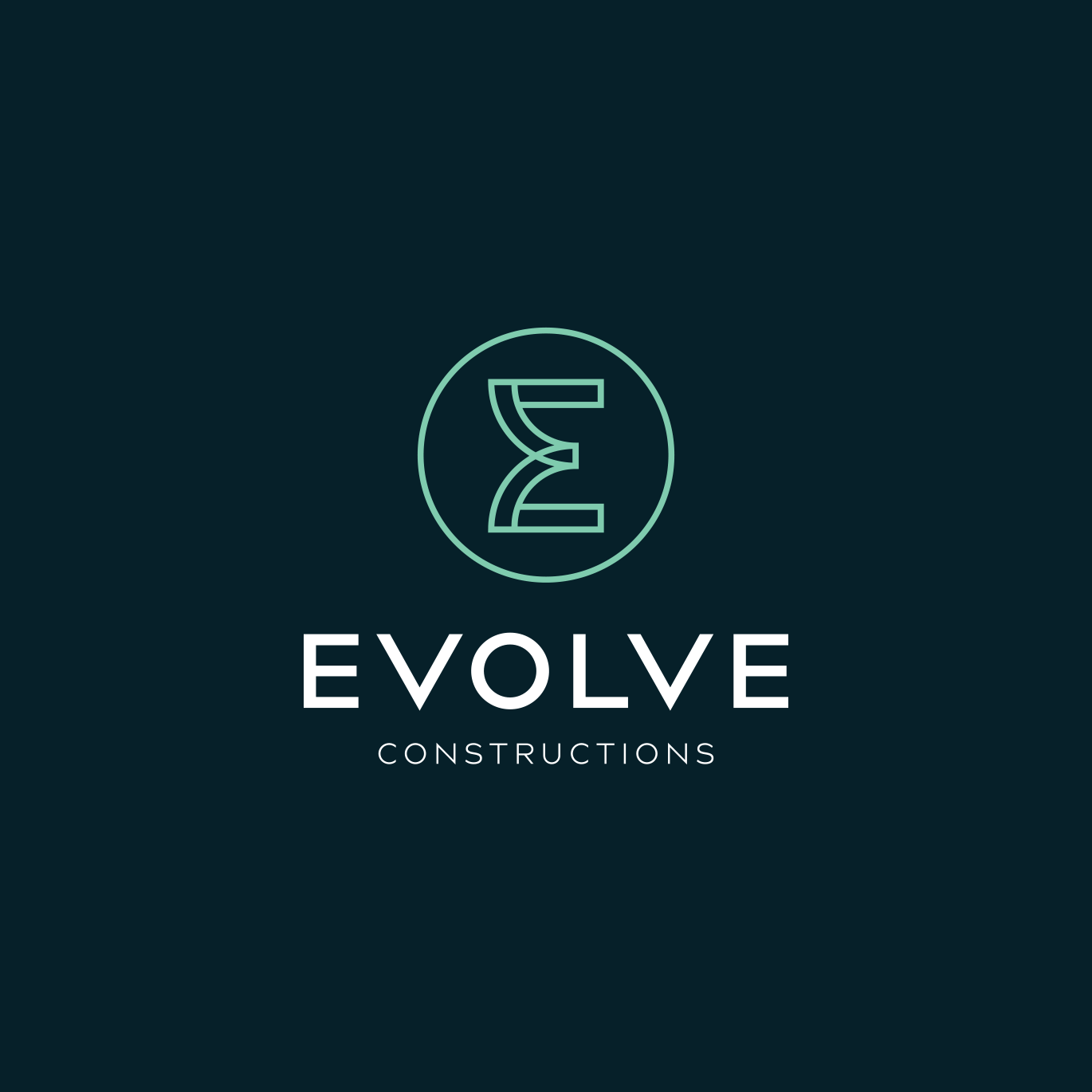 Evolve Constructions Logo Design