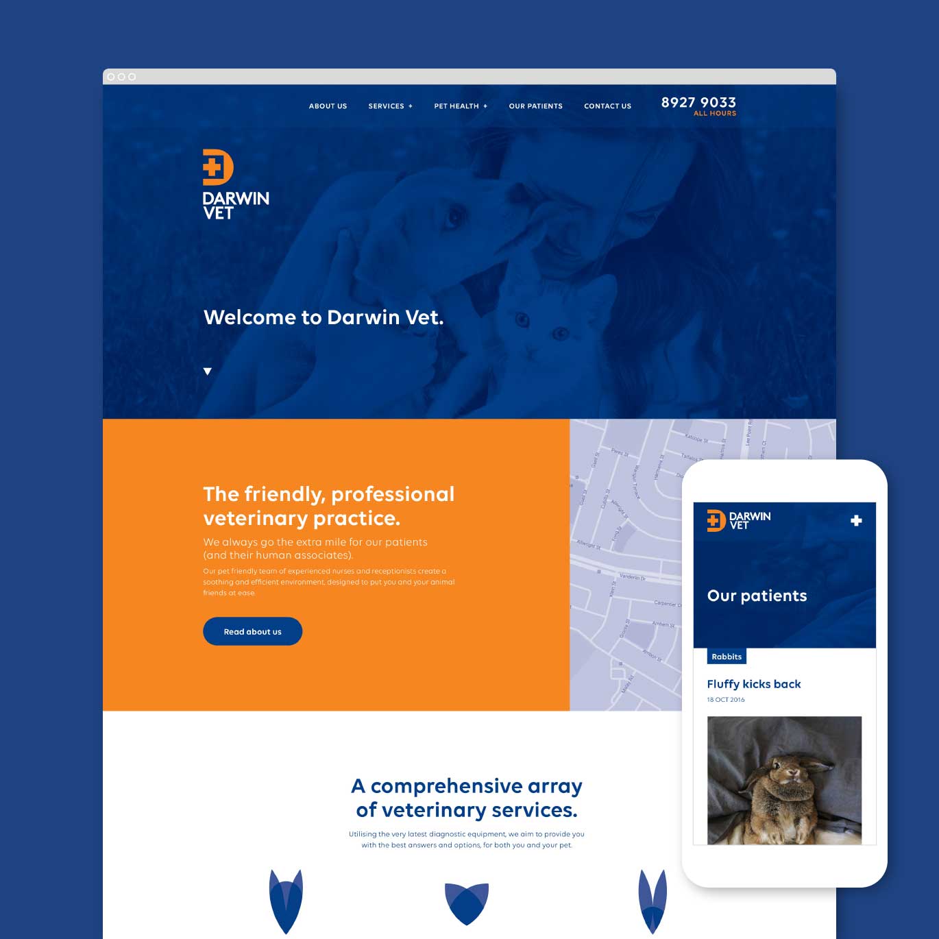 Darwin Vet Website Design and Development