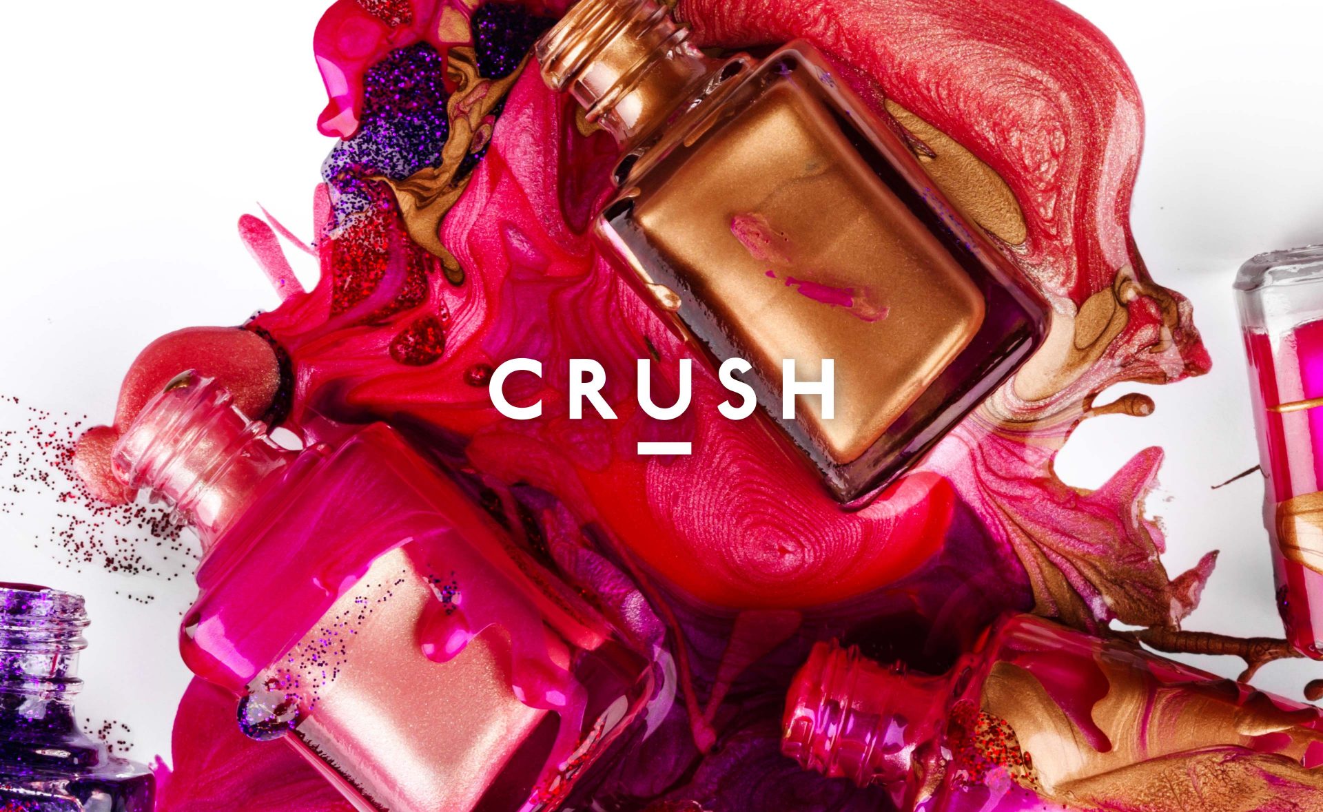 Crush Cosmetics Desktop Banner