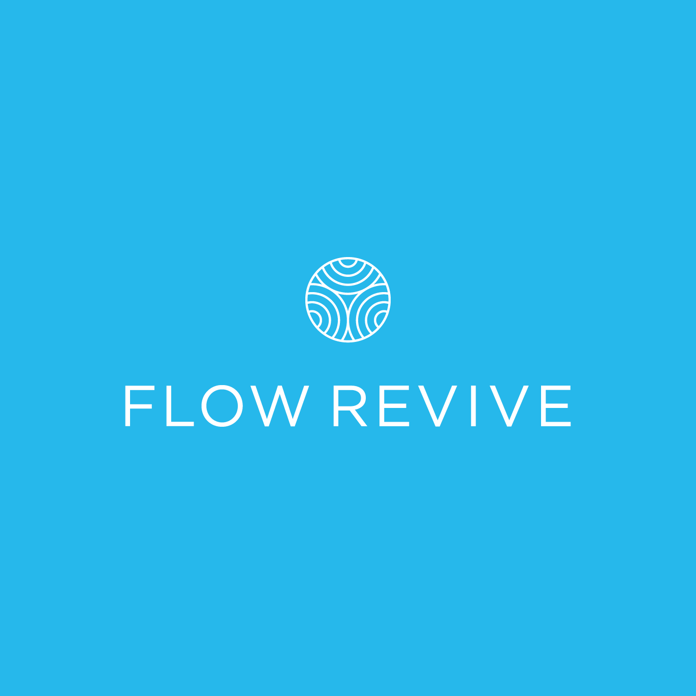 Flow Revive logo by Squeeze Creative