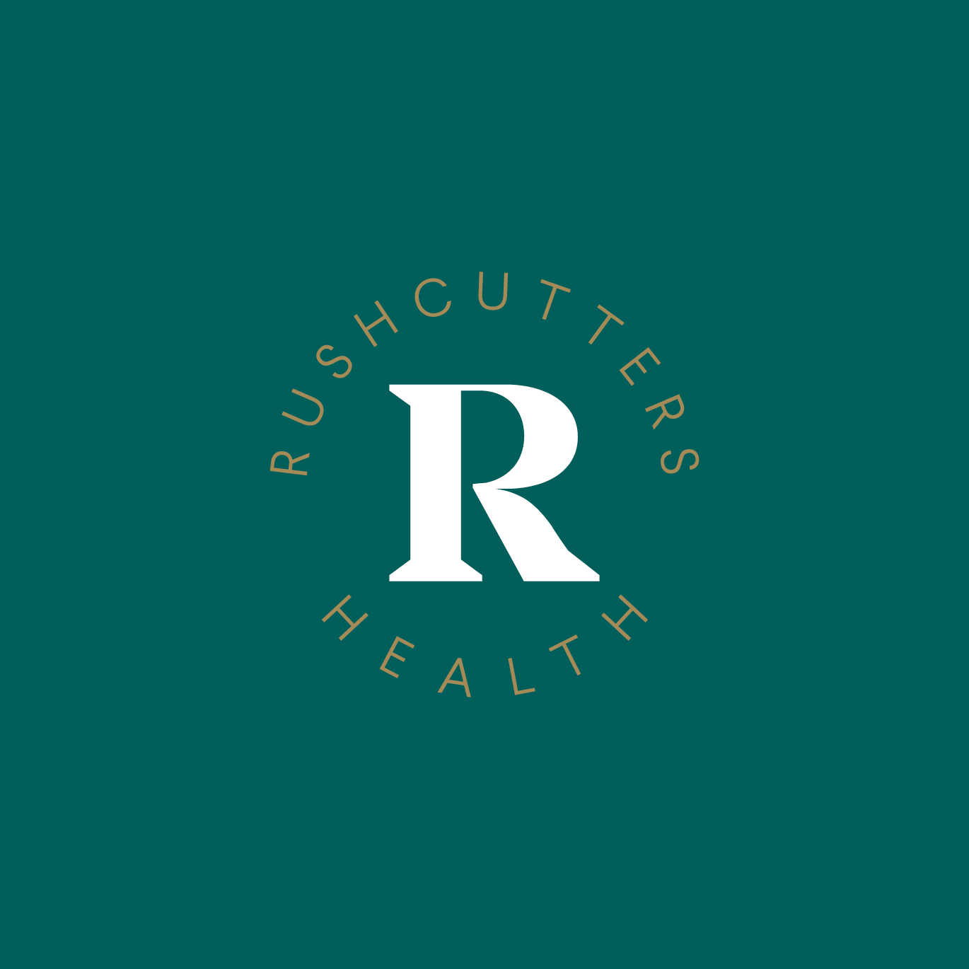 Rushcutters Health logo by Squeeze Creative